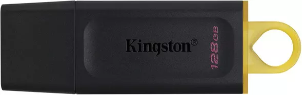 მეხსიერების ბარათი Kingston 128GB DataTraveler Exodia USB 3.2 - შავი