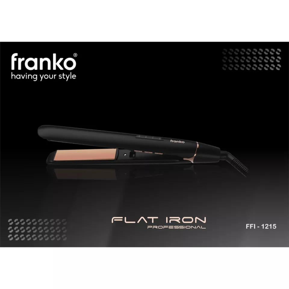 თმის უთო Franko FFI-1215 შავი