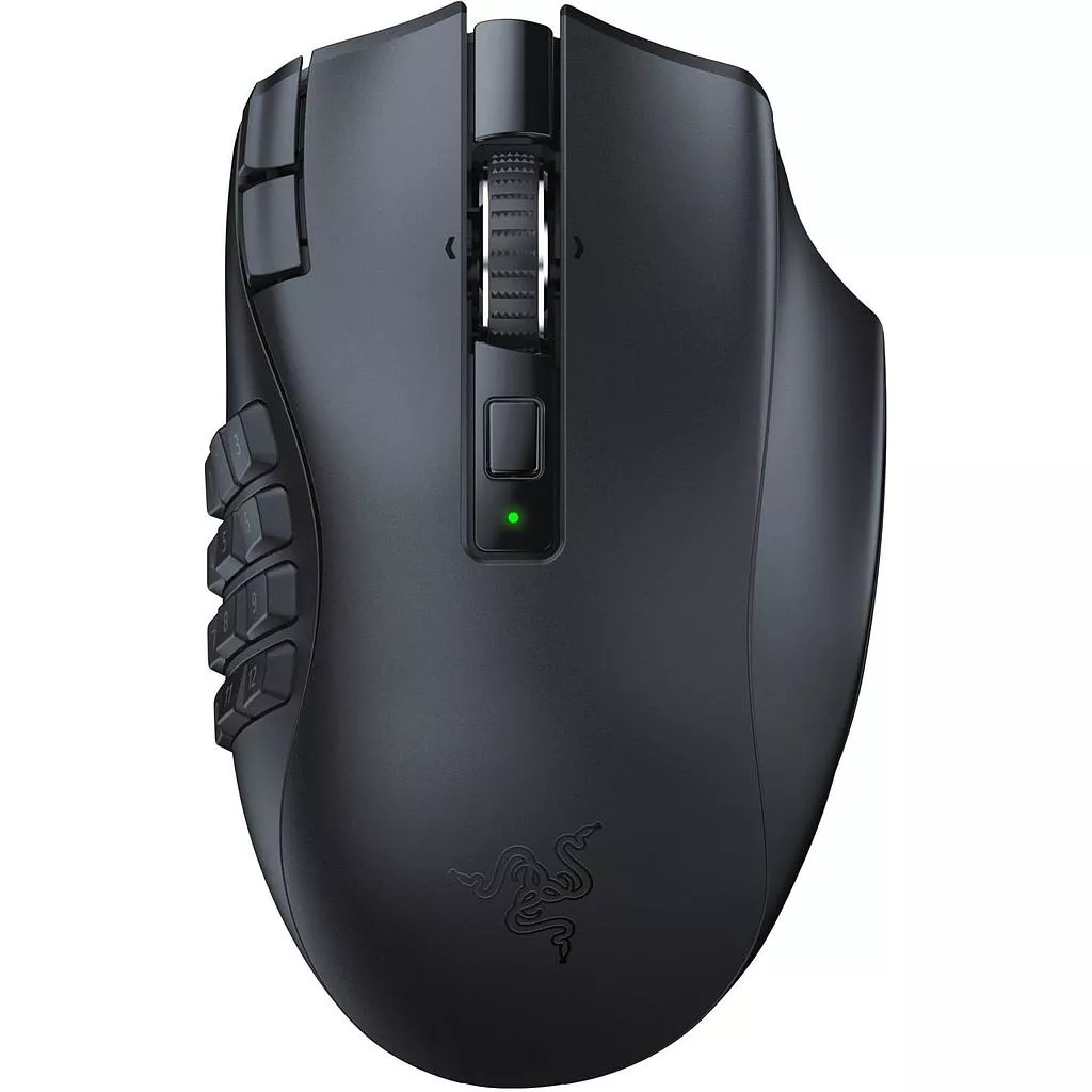 უსადენო გეიმინგ მაუსი Razer Naga V2 HyperSpeed (RZ01-03600100-R3G1) შავი