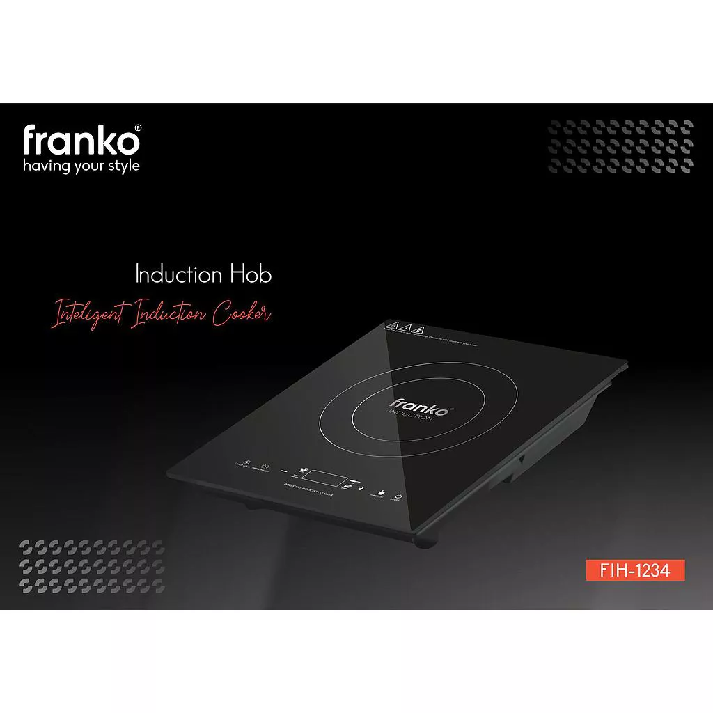 ჩასაშენებელი ზედაპირი Franko FIH-1234 შავი