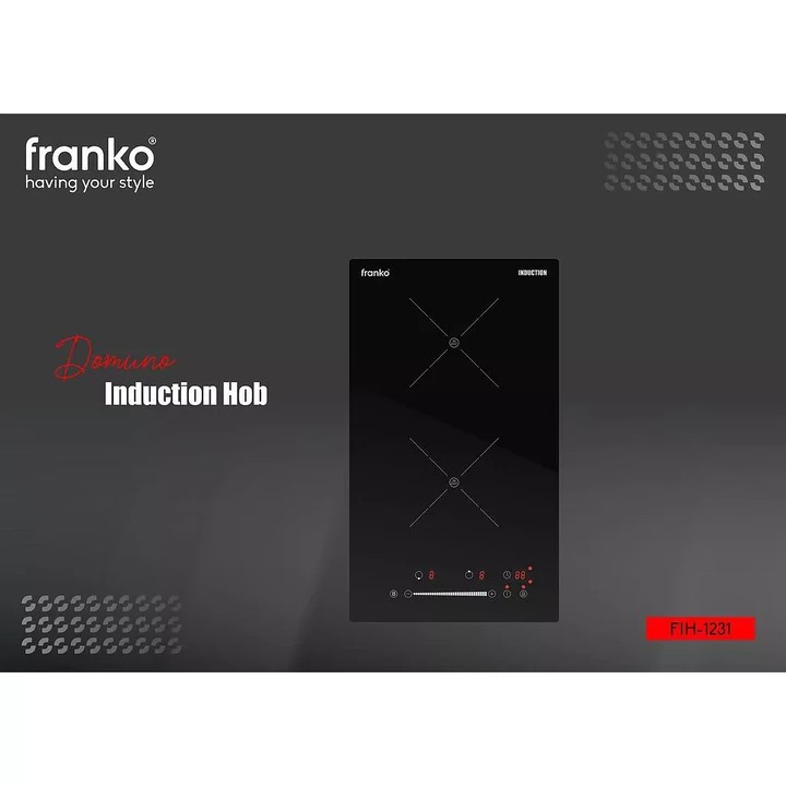 ჩასაშენებელი ზედაპირი Franko FIH-1231 შავი