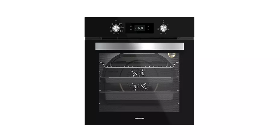 ჩასაშენებელი ელექტრო ღუმელი Silverline HA6504B01 შავი (6504.6.633.18)