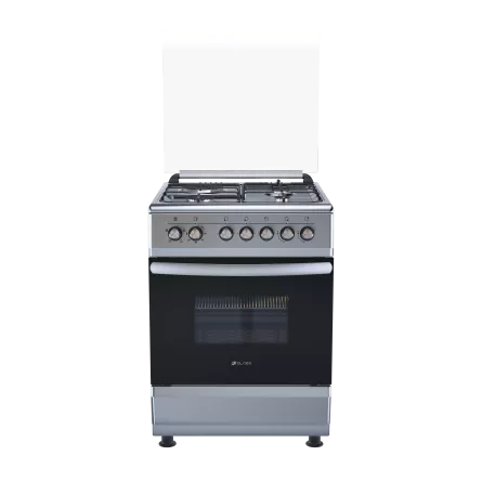 გაზქურა Alneo 6080 ვერცხლისფერი
