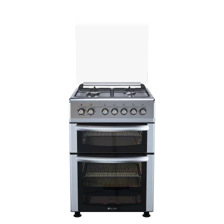 გაზქურა Alneo 6040 ვერცხლისფერი