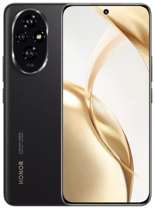სმარტფონი Honor 200 12GB/512GB Dual Sim LTE შავი