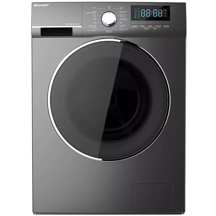 სარეცხი მანქანა SHARP ES-FS812DLZ-S ვერცხლისფერი