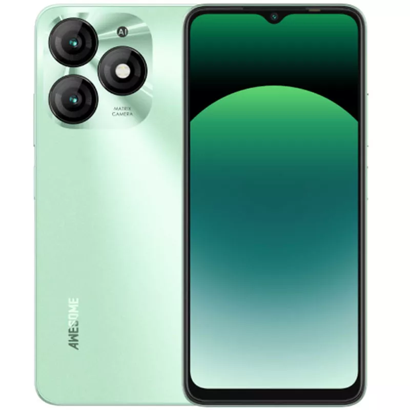 სმარტფონი itel A70 A665L 3GB+5GB/128GB Dual Sim - Field მწვანე