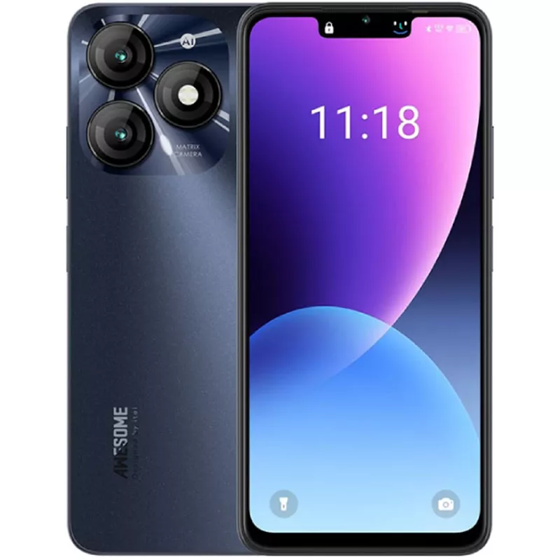 სმარტფონი itel A70 A665L 3GB+5GB/128GB Dual Sim - Starlish შავი
