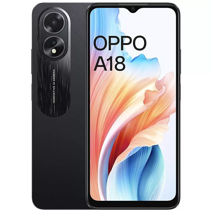სმარტფონი Oppo A18 CPH2591 4GB/128GB Dual Sim - Glowing შავი