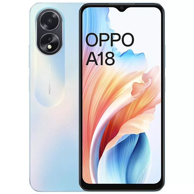სმარტფონი Oppo A18 CPH2591 4GB/128GB Dual Sim - Glowing ლურჯი