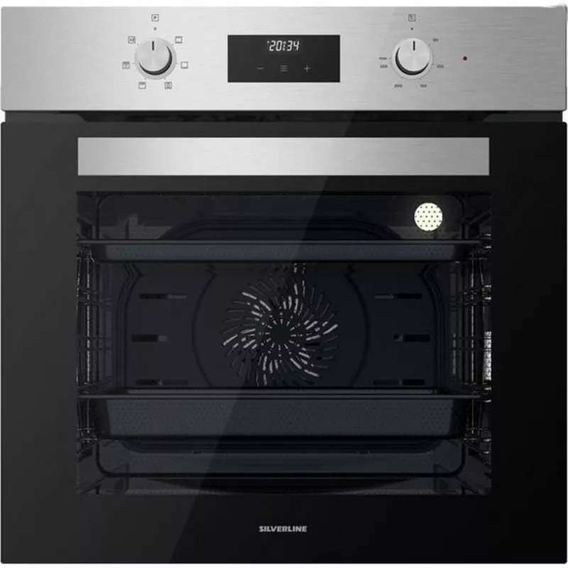 ჩასაშენებელი ელექტრო ღუმელი Silverline BO6502X02 (6502.6.633.08) ვერცხლისფერი