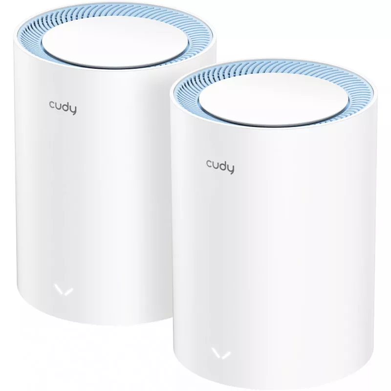 როუტერი Cudy Gigabit Mesh Wi-Fi System AC1200 Dual Band M1200 - თეთრი