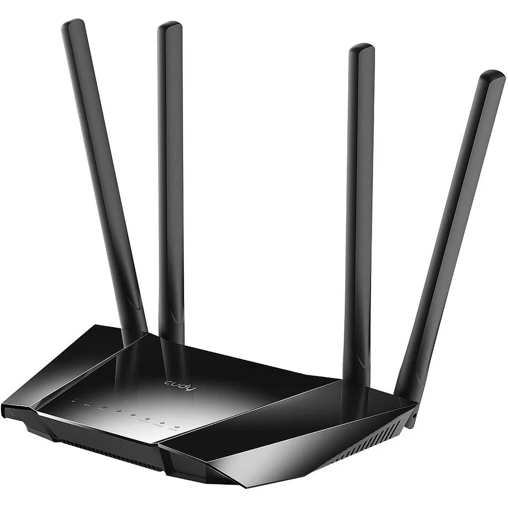 როუტერი Cudy 4G N300 Wi-Fi Router LT400 - შავი