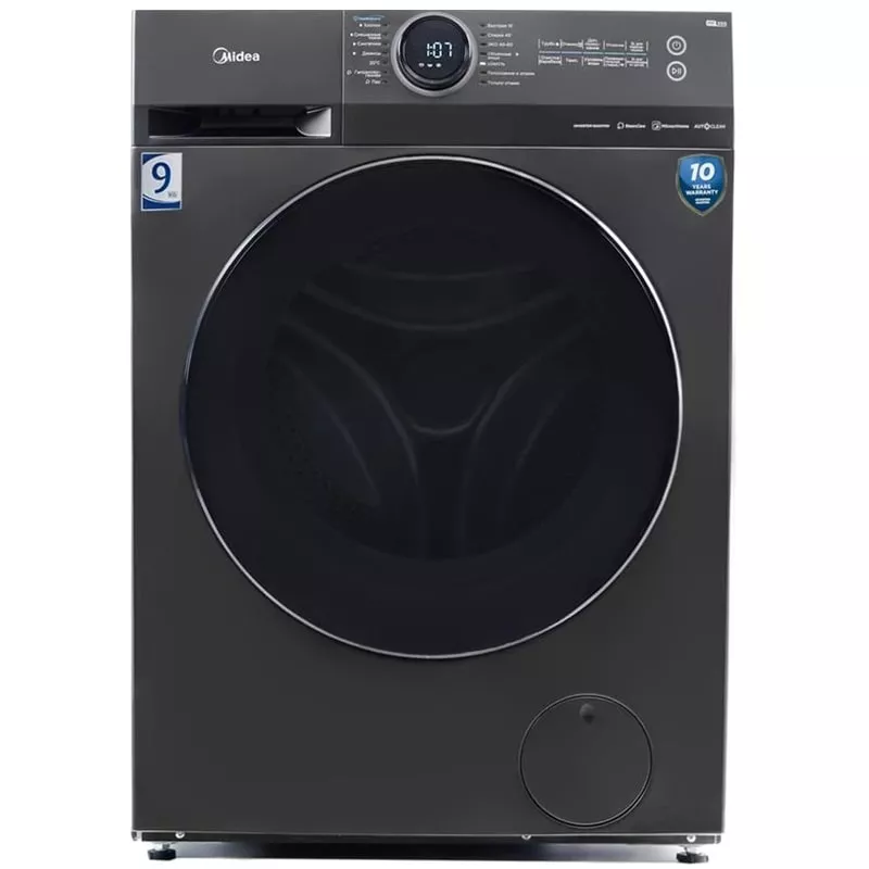 სარეცხი მანქანა Midea MF200W90WB/T მუქი ნაცრისფერი
