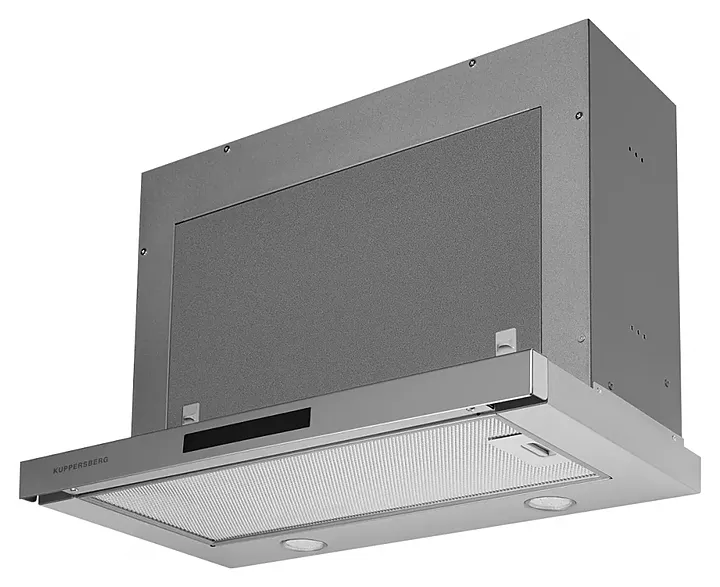 ჩასაშენებელი გამწოვი Kuppersberg SLIMBOX 60 X ვერცხლისფერი
