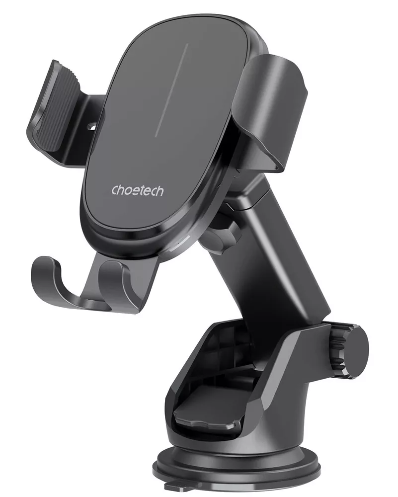 უსადენო მანქანის დამტენი Holder Choetech T203-F 15W - შავი