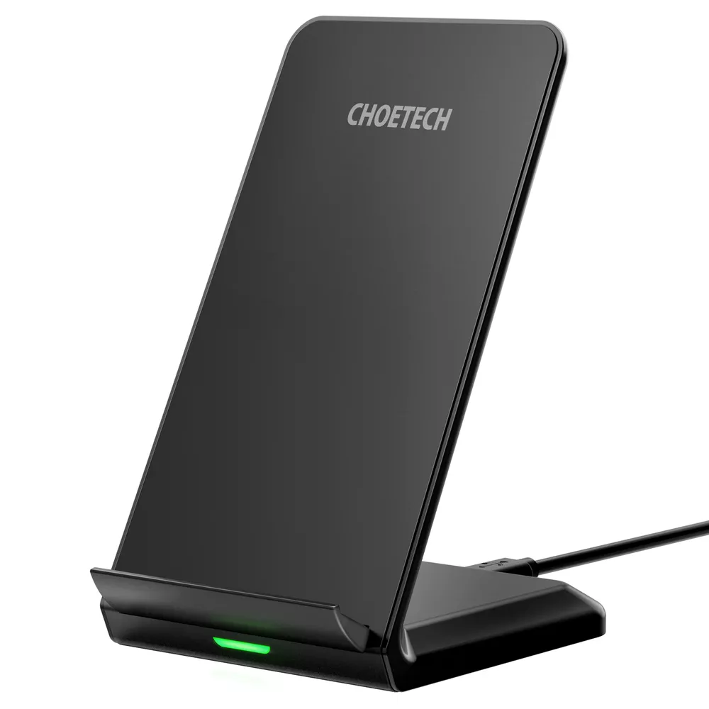 უსადენო დამტენი Wireless Fast Charging Stand Choetech T524-F 15W - შავი
