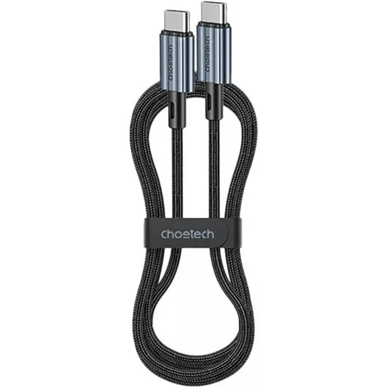 კაბელი USB-C / Choetech XCC-1014 PD 60W to USB-C (1.2m) - შავი