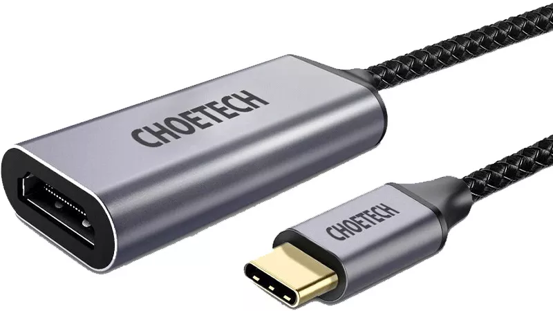 ადაპტერი Choetech HUB-H10 4K 60Hz USB Type-C to HDMI - ნაცრისფერი