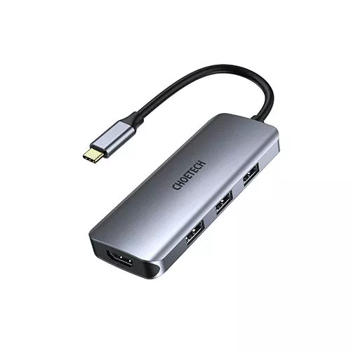 ადაპტერი Choetech HUB-M19 7 in 1 USB-C to HDMI Multiport