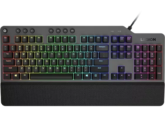 გეიმინგ კლავიატურა Lenovo Legion K500 RGB - შავი