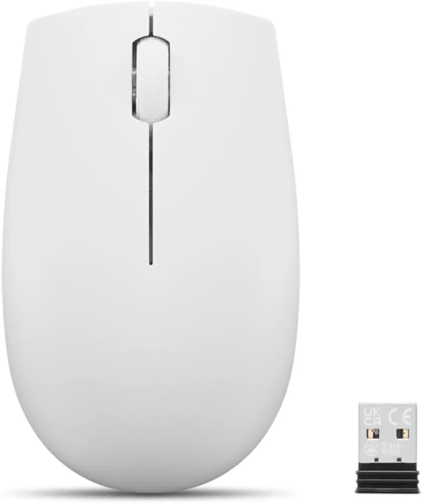 მაუსი Lenovo 300 Wireless Compact (GY51L15677) - Cloud ნაცრისფერი