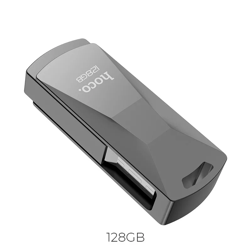 ფლეშ მეხსიერების ბარათი  Hoco UD5 Wisdom 128GB USB 3.0 - შავი