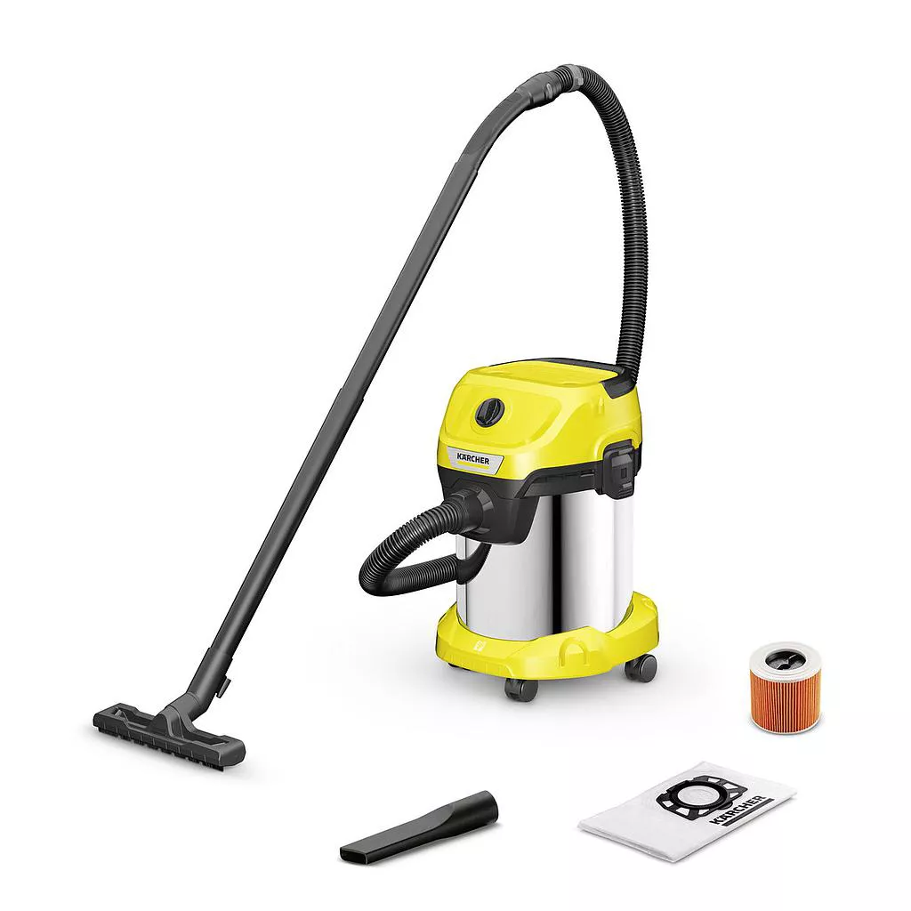 მტვერსასრუტი Karcher WD 3 S V-17/4/20 (YSY) *EU ყვითელი
