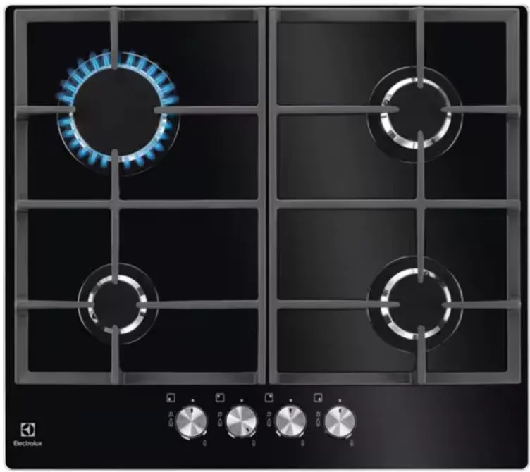 ჩასაშენებელი ზედაპირი Electrolux KGG6426K შავი