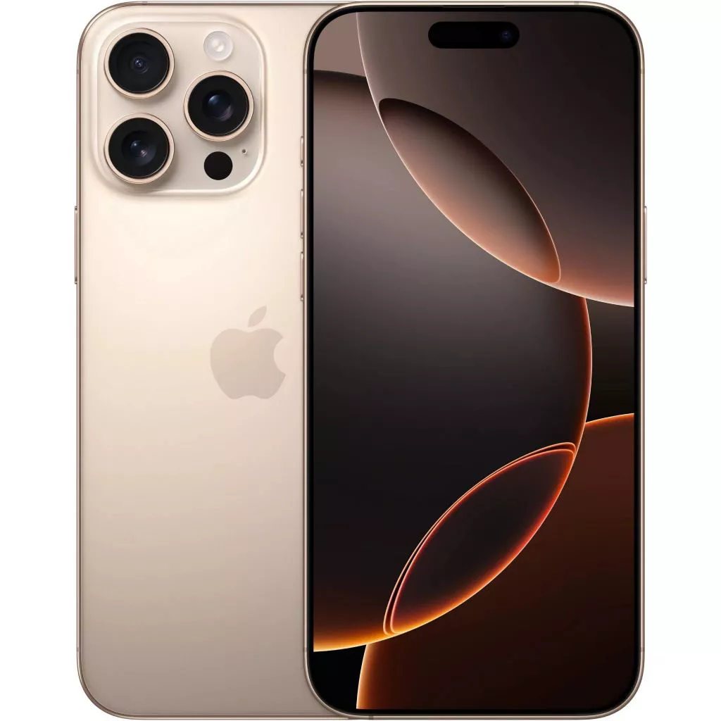 სმარტფონი Apple iPhone 16 Pro 128GB - უდაბნოს ტიტანი