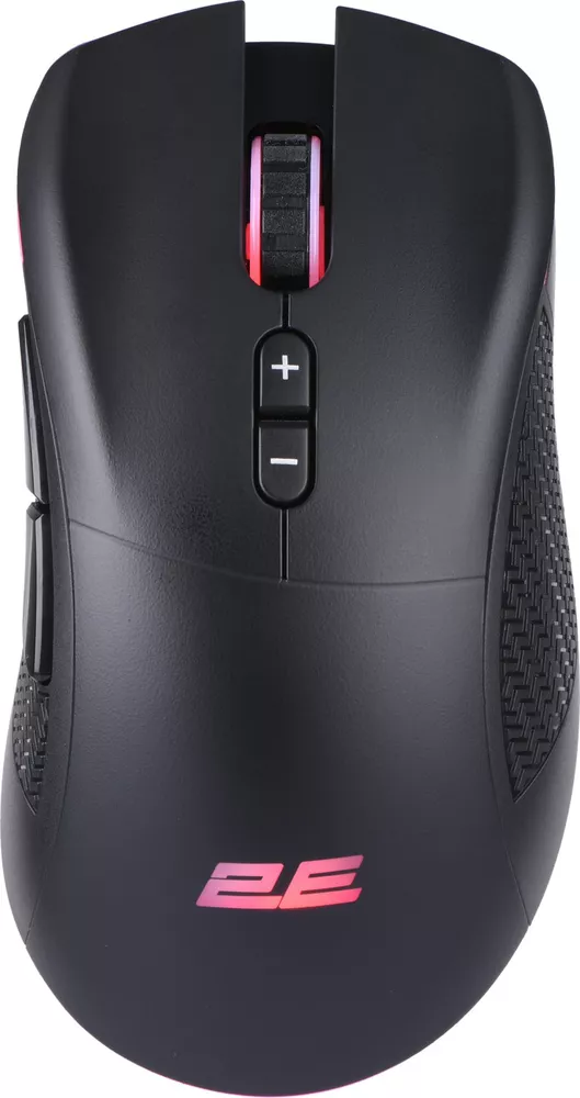 უსადენო გეიმინგ მაუსი 2E MG350 RGB (2E-MG350UB-WL) - შავი