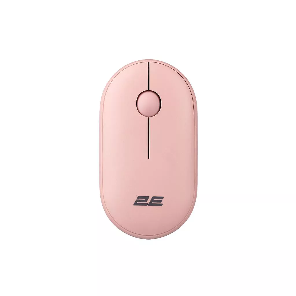 უსადენო მაუსი 2E MF300 Silent WL/BT (2E-MF300WPN) - Mallow ვარდისფერი