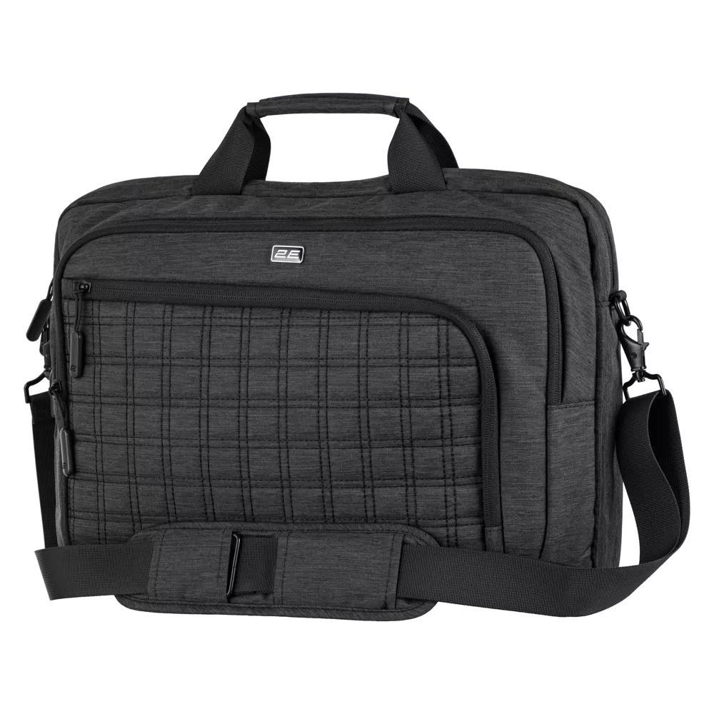 ჩანთა 2E CrossSquares 16" (2E-CBN9198BK) - შავი