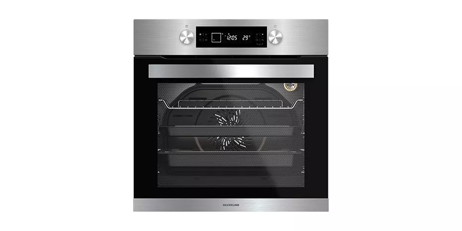 ჩასაშენებელი ელექტრო ღუმელი Silverline BO6505X01 შავი / ვერცხლისფერი