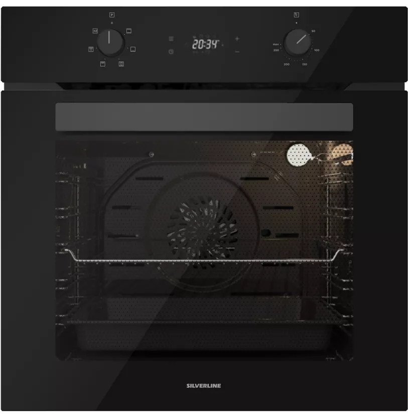 ჩასაშენებელი ელექტრო ღუმელი Silverline BO65T5B01 შავი