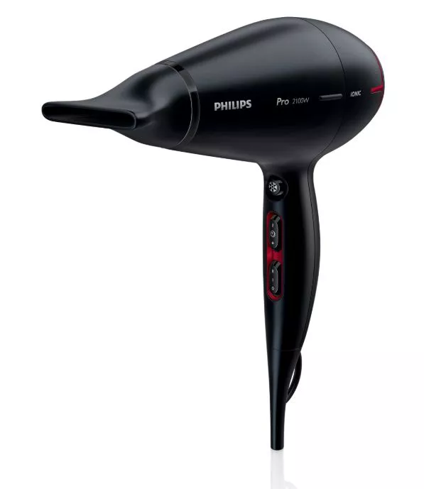 თმის ფენი Philips HPS910/00 შავი / წითელი