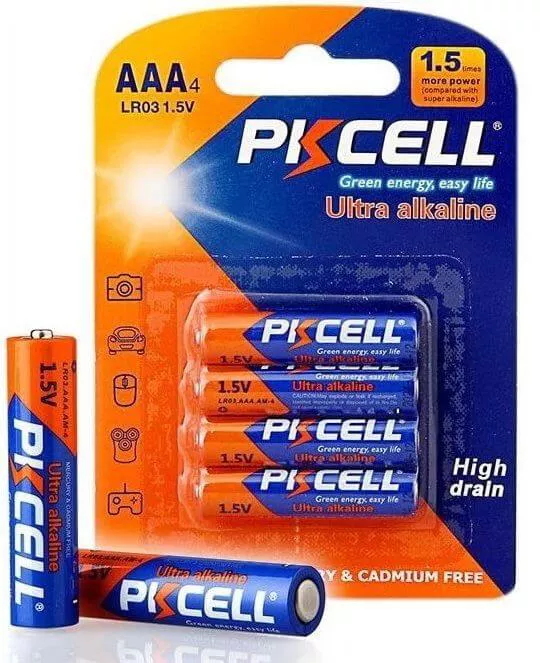 ბატარეა PKcell Ultra Alkaline AAA 4 ცალი (6942449511928)