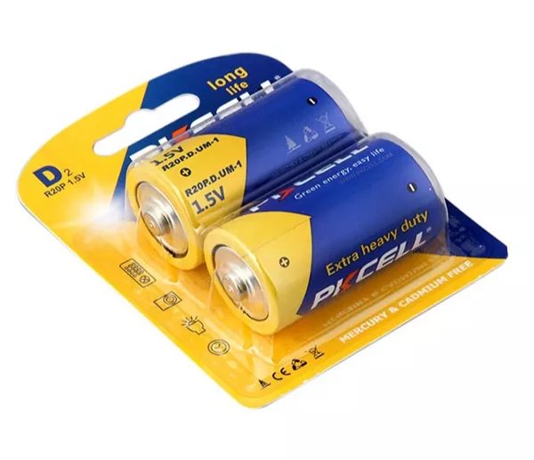 ბატარეა PKcell Extra Heavy Duty D2 2 ცალი (6942449520425)