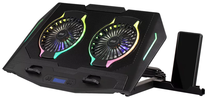 ლეპტოპის სადგამი 2E Gaming CPG-006 with Phone Holder (2E-CPG-006) - შავი