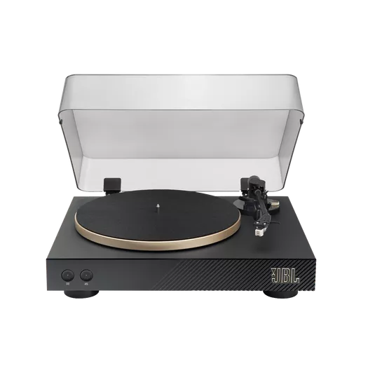 ვინილის საკრავი Turntable JBL Spinner BT (JBLSPINNERBTGLDEU) - შავი + Gold