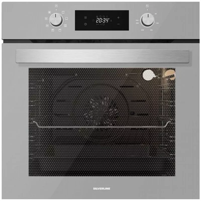 ჩასაშენებელი ელექტრო ღუმელი Silverline BO6504S01 (045253) ვერცხლისფერი