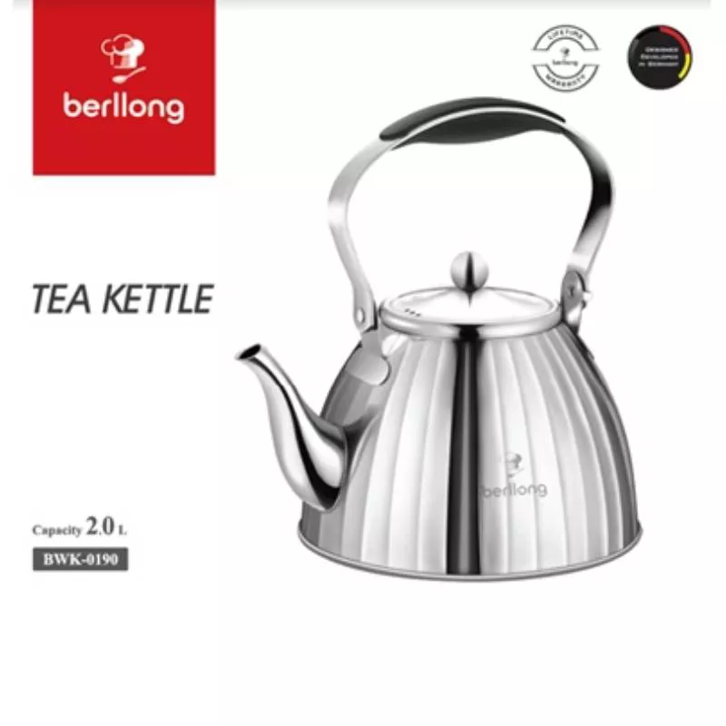ჩაიდანი Berllong BWK-0190 ვერცხლისფერი