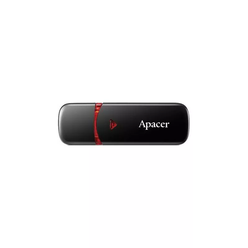 ფლეშ მეხსიერების ბარათი Apacer AH333 Type-A 64GB USB 2.0 (AP64GAH333B-1) - შავი