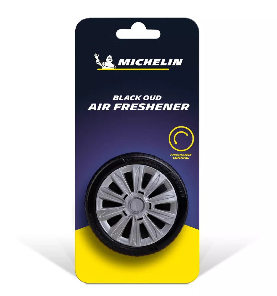 მანქანის არომატიზატორი Tire Can Michelin 48 გრამი (33436) შავი Oud