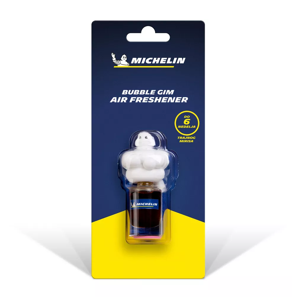 მანქანის არომატიზატორი Bibendum Mini Bottle Bubblegum Michelin 5 მგ (31807)