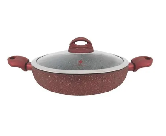 ქვაბი Berllong RSSP-28G წითელი 28cm