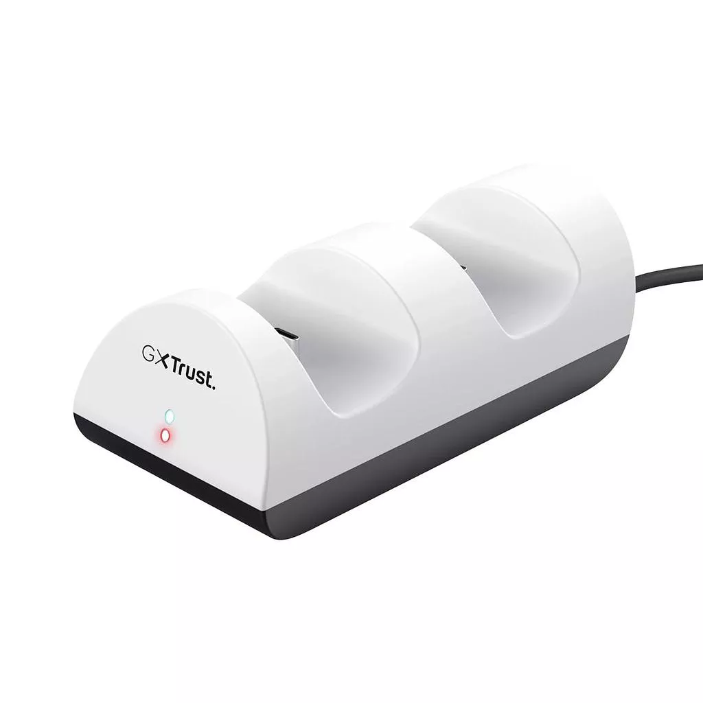 ჯოისტიკის სატენი Playstation 5 GXT 254 Duo Charging Dock (24451) - თეთრი
