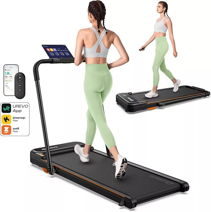 სარბენი ბილიკი UREVO Foldi Mini Treadmill - შავი