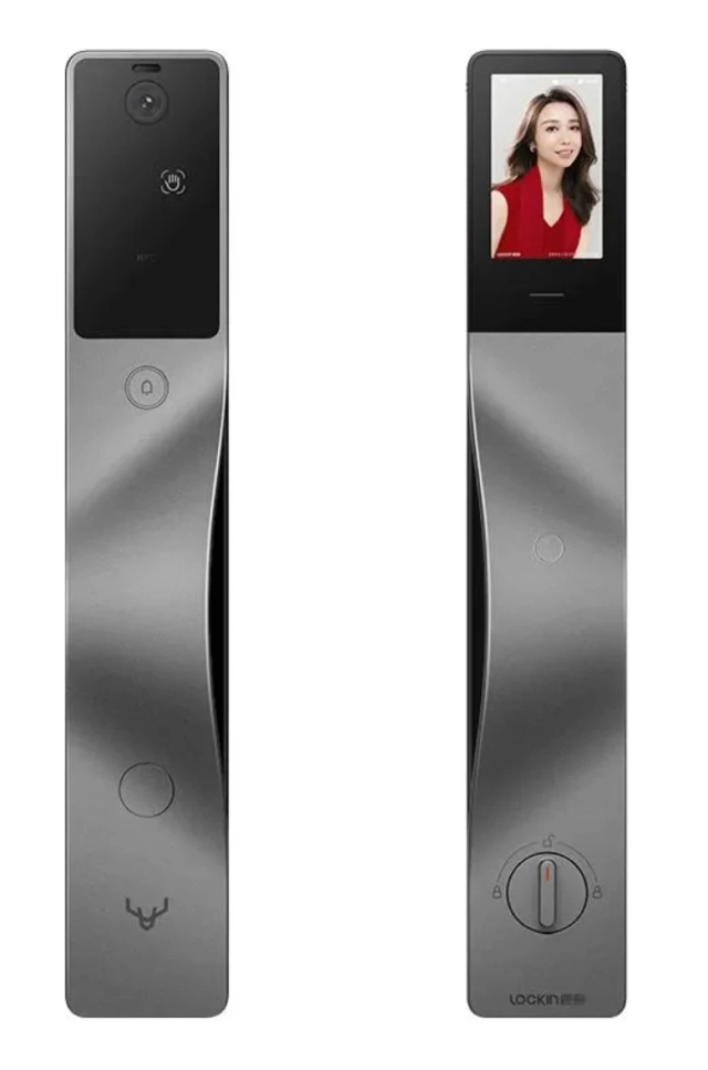 ჭკვიანი კარის საკეტი Lockin V5 Max - ვერცხილსფერი