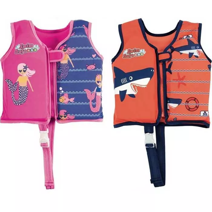 სამაშველო ჟილეტი Bestway 32177 Swim Safe Aquastar Fabric Swim Vest (32177)